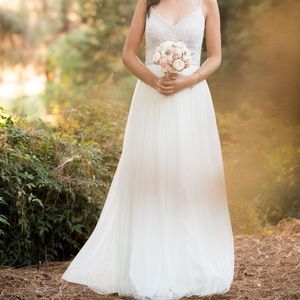 Bhldn naya dress wedding anthropology